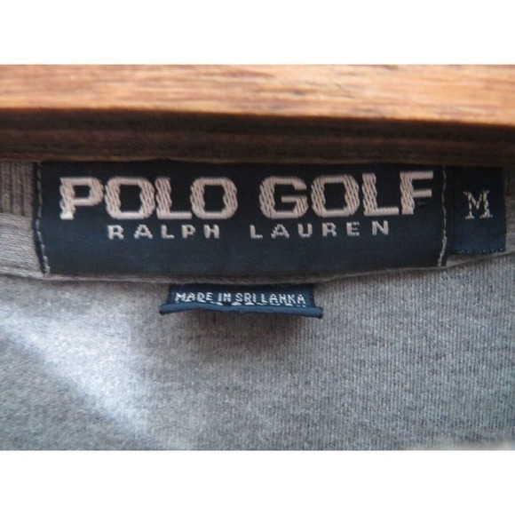 Vintage Ralph Lauren Golf Polo Long Sleeve Men Medium 1990s RARE Polo Golf Crest - Picture 4 of 5